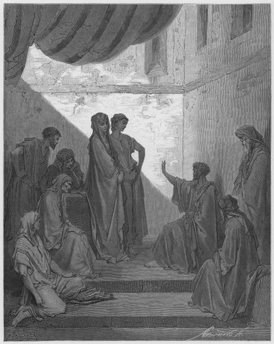 Saint Peter in the House of Cornelius by Gustave Dore